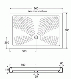 PIATTO DOCCIA 120X80